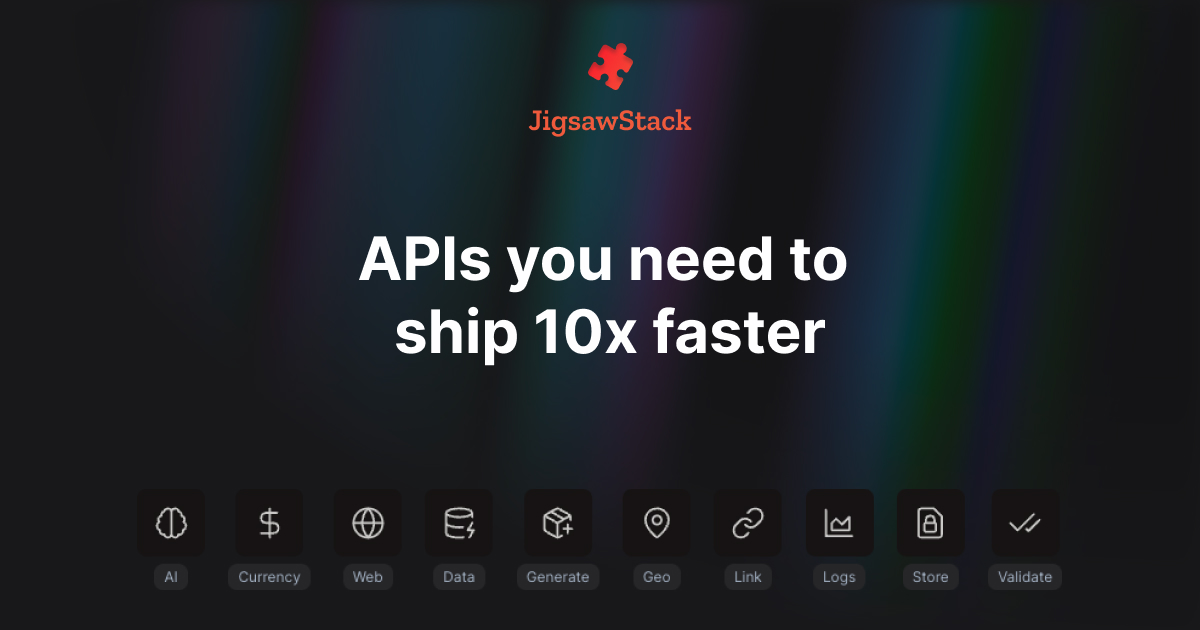 JigsawStack 1.0 - The missing piece to your stack